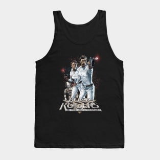 Vintage Worn Crack - Buck Rogers 1979 laser weapon Tank Top